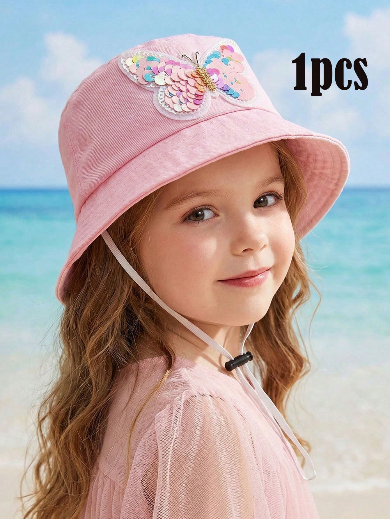 1pcs 3-8Y Girls Sequined Butte – обзор и цена Fishing Hat