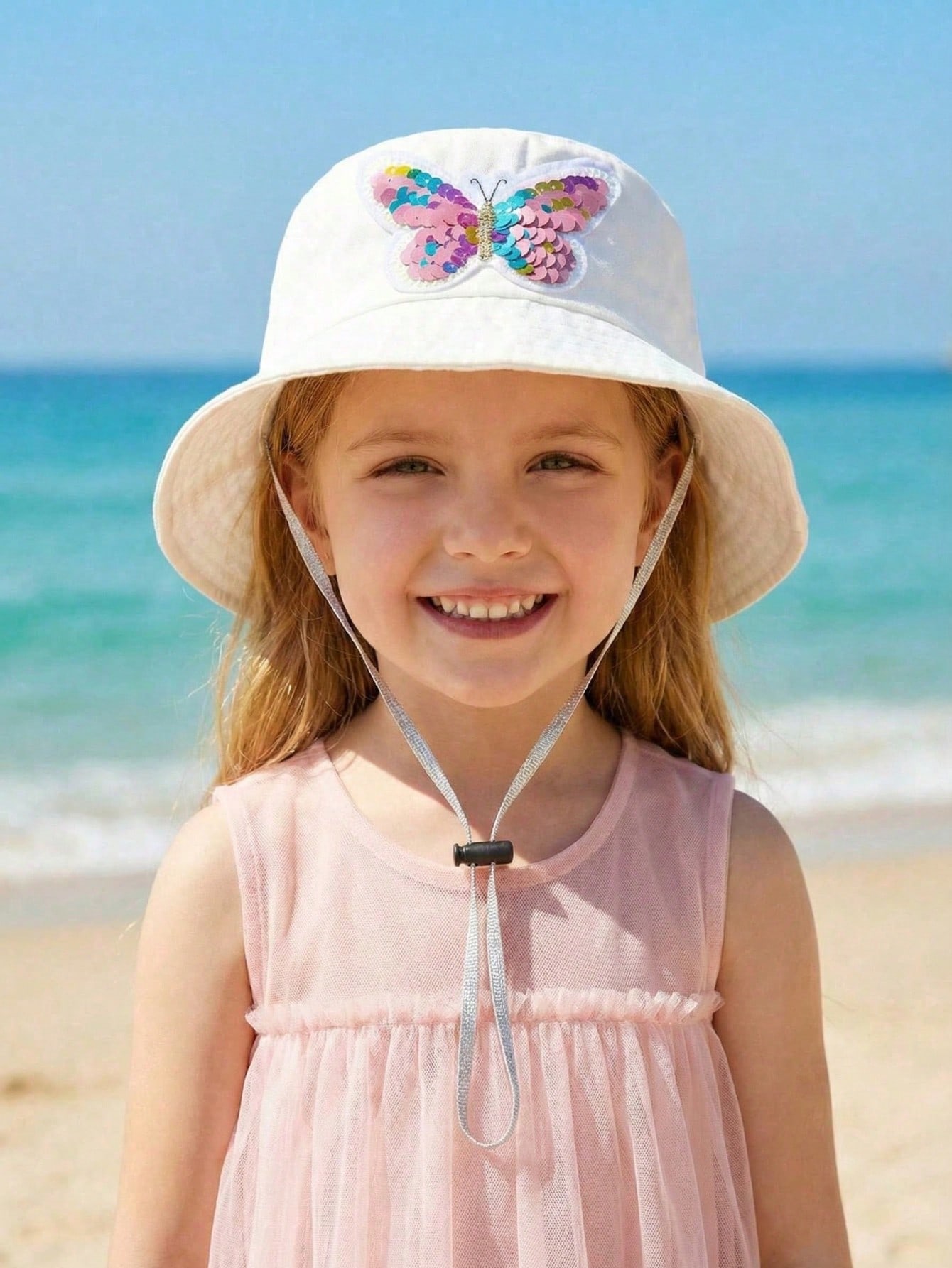 1pcs 3-8Y Girls Sequined Butte – обзор и цена Fishing Hat