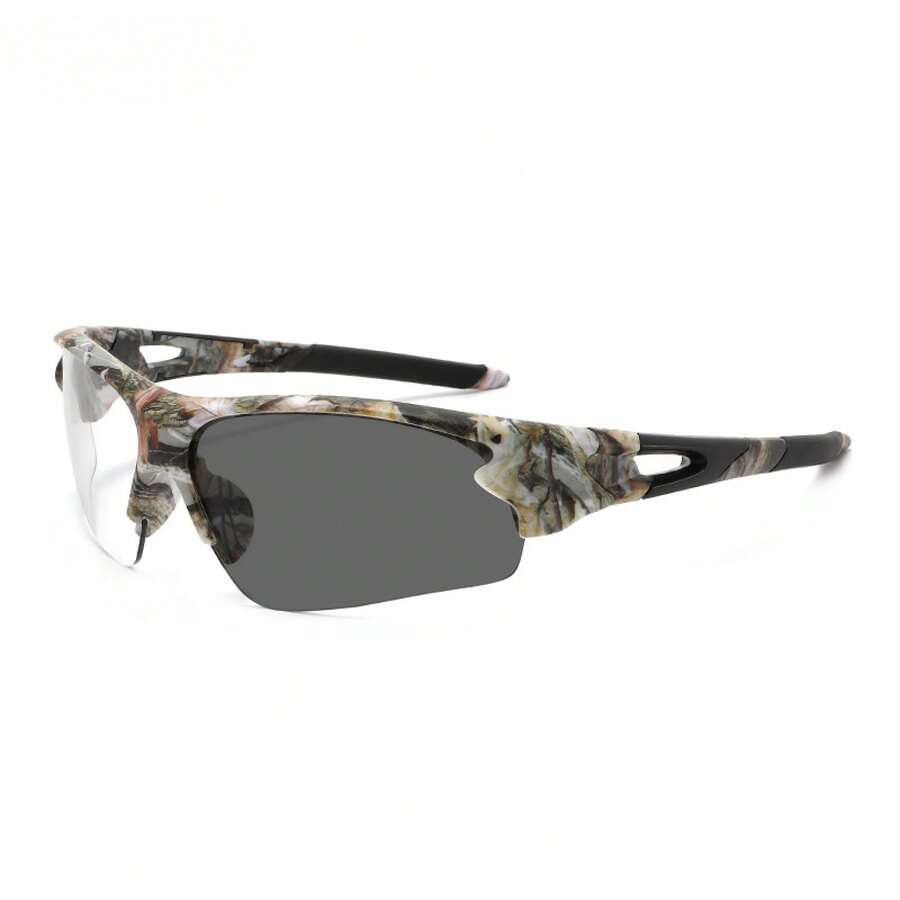 Semi-Rimless Camouflage Sport  – обзор и цена Fishing Sunglasses Polarized