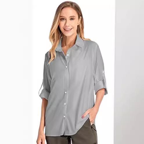Women's Long Sleeve Sun Protec – обзор и цена Fishing Shirt Uv Protection