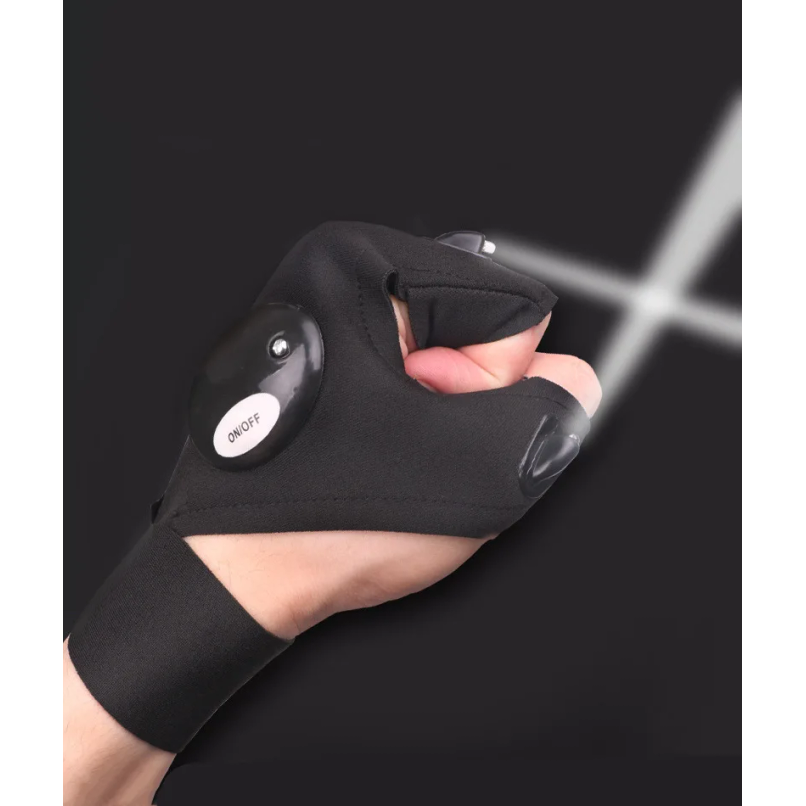 LED Half Finger Glove for Men  – обзор и цена Fishing Gloves