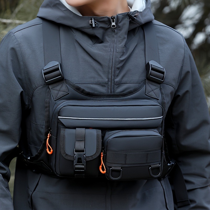 Men's Tactical Chest Bag, Runn – обзор и цена Fishing Vest