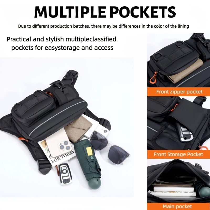 Men's Tactical Chest Bag, Runn – обзор и цена Fishing Vest