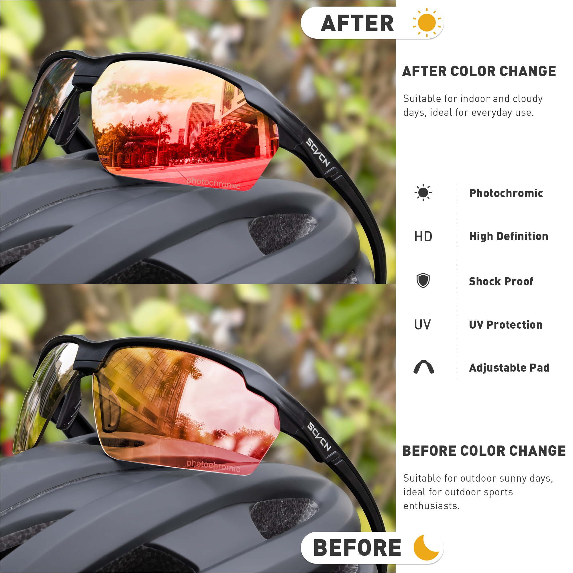SCVCN Camping Goggles Women Sp – обзор и цена Fishing Sunglasses Polarized