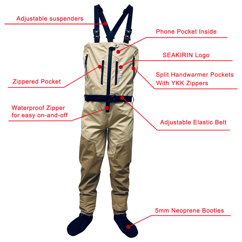 Zip-front Breathable Stout Che – обзор и цена Fishing Pants Waterproof