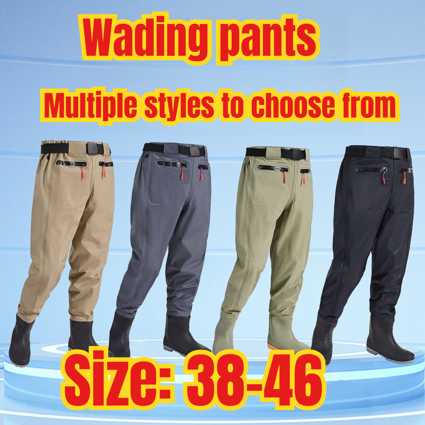 Men's Waterproof Fishing Wadin – обзор и цена Fishing Pants Waterproof