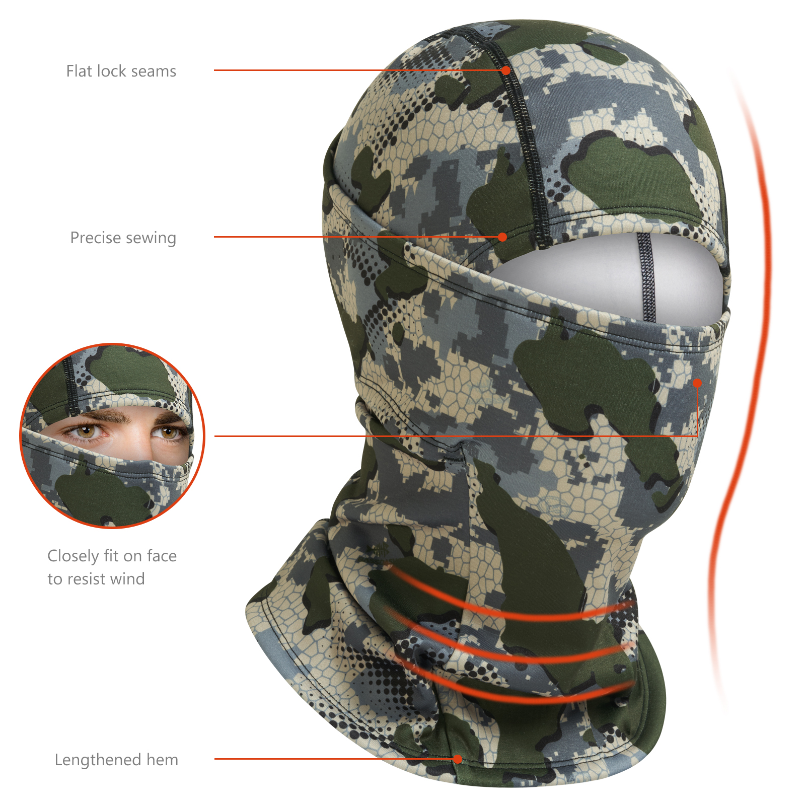 Bassdash Men Women Ninja Hood  – обзор и цена Fishing Hoodie