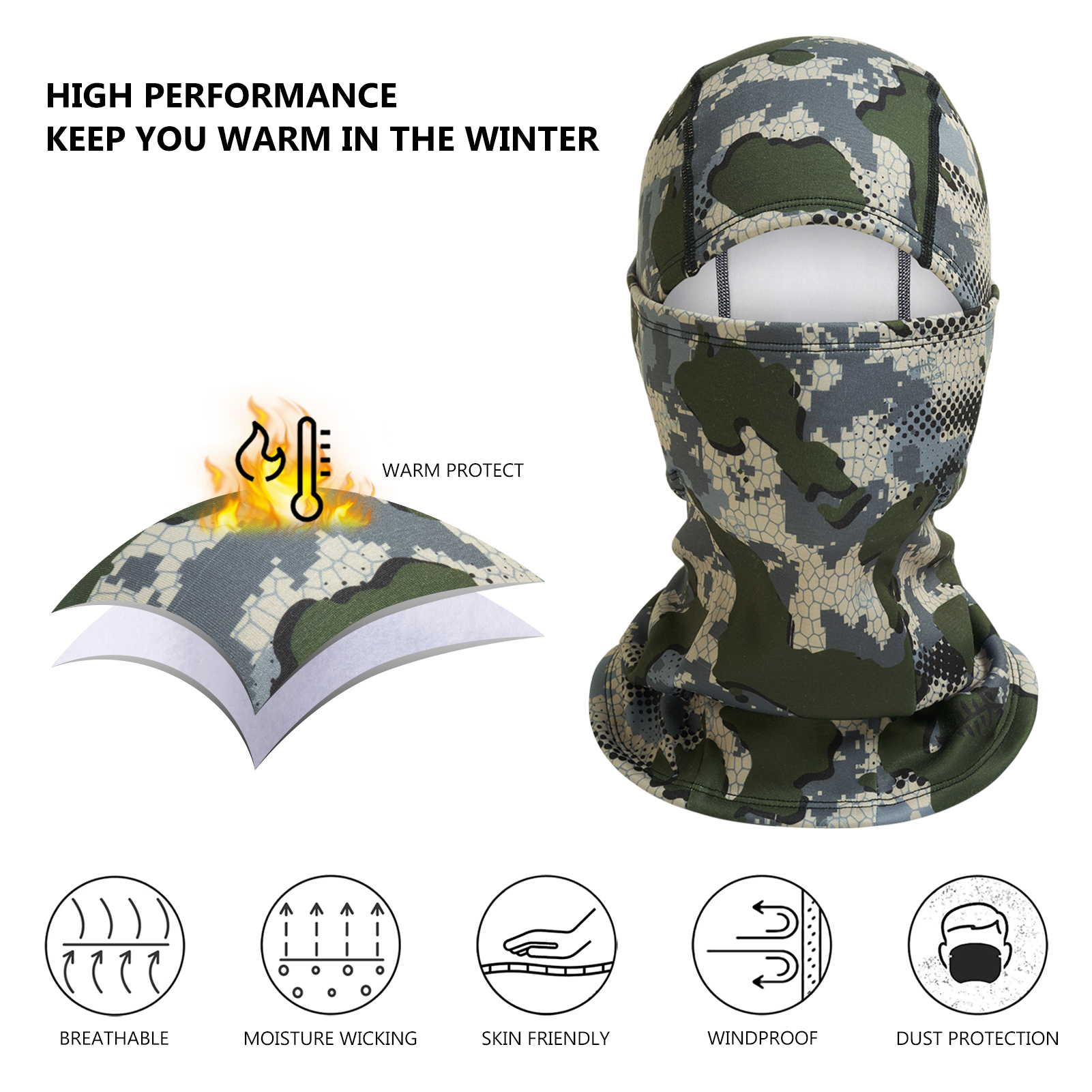 Bassdash Men Women Ninja Hood  – обзор и цена Fishing Hoodie