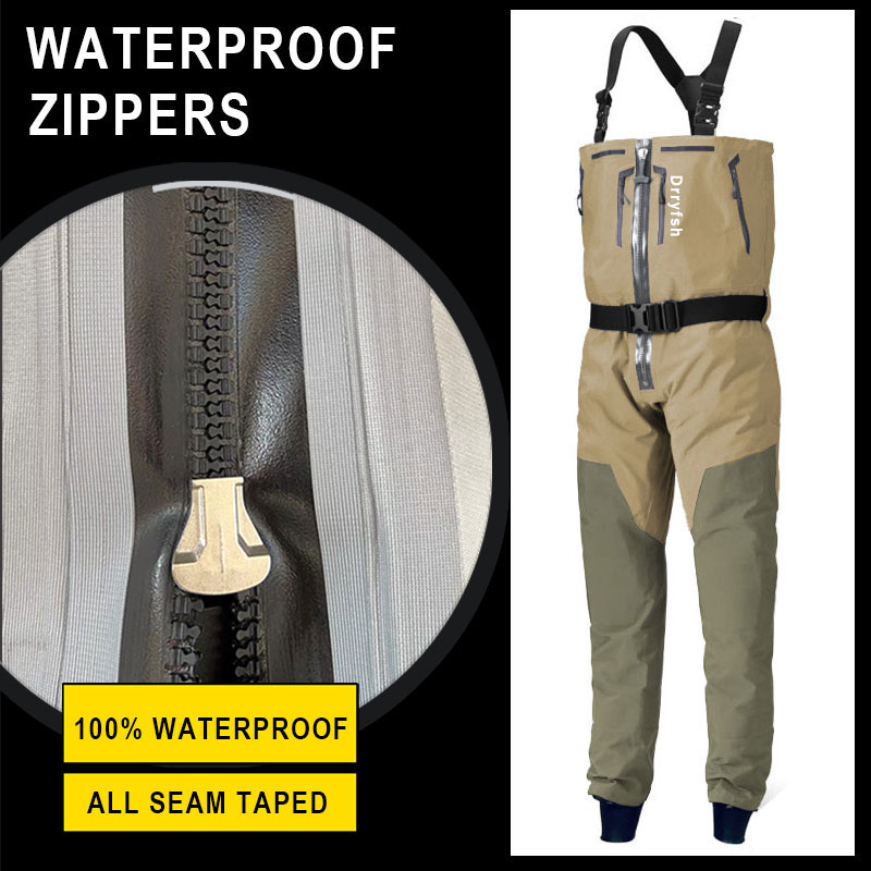 Zippered Waterproof Wader With – обзор и цена Fishing Waders