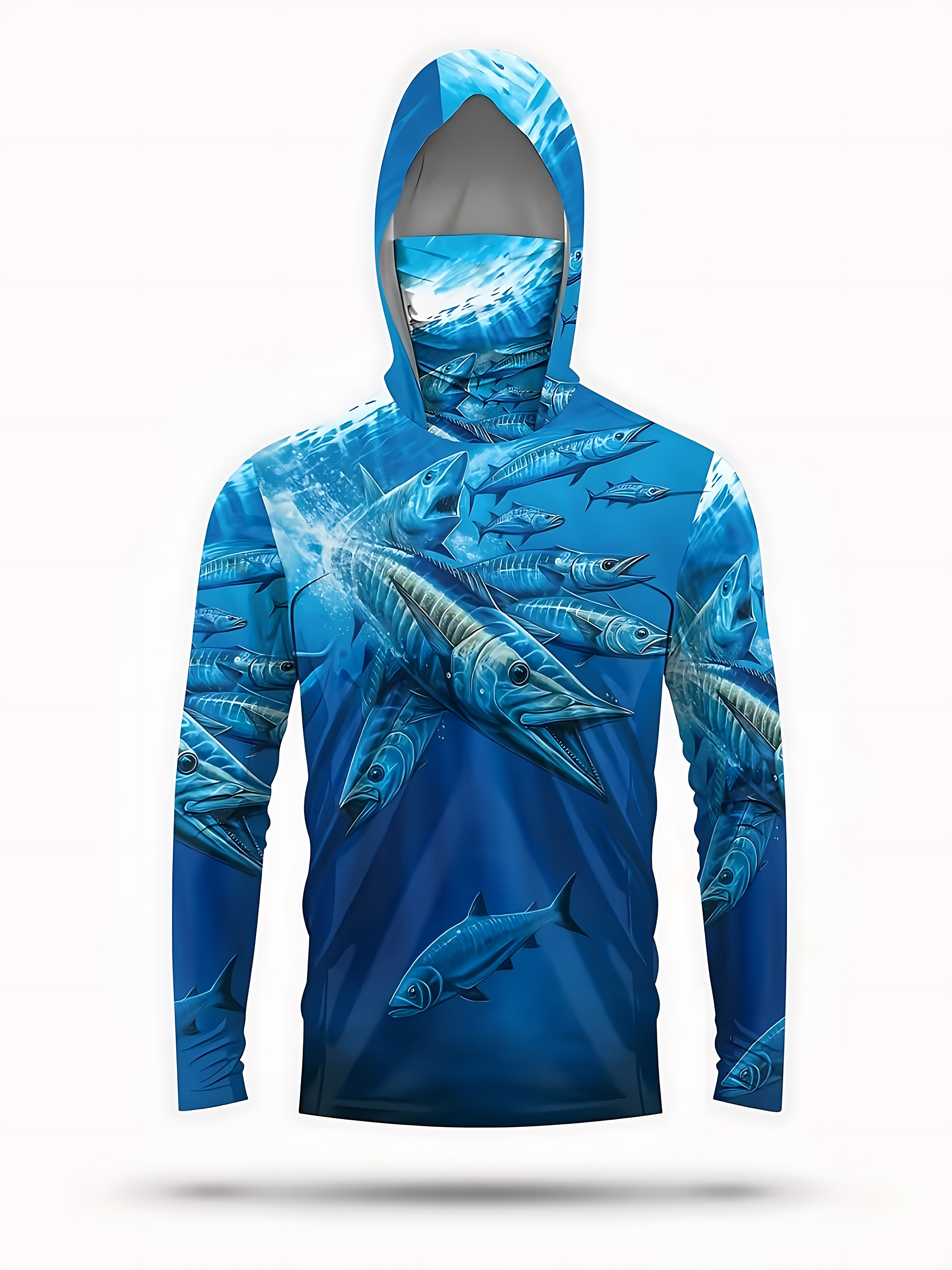 Fishing Shirt Hooded Men Fishi – обзор и цена Fishing Mask Sun Protection