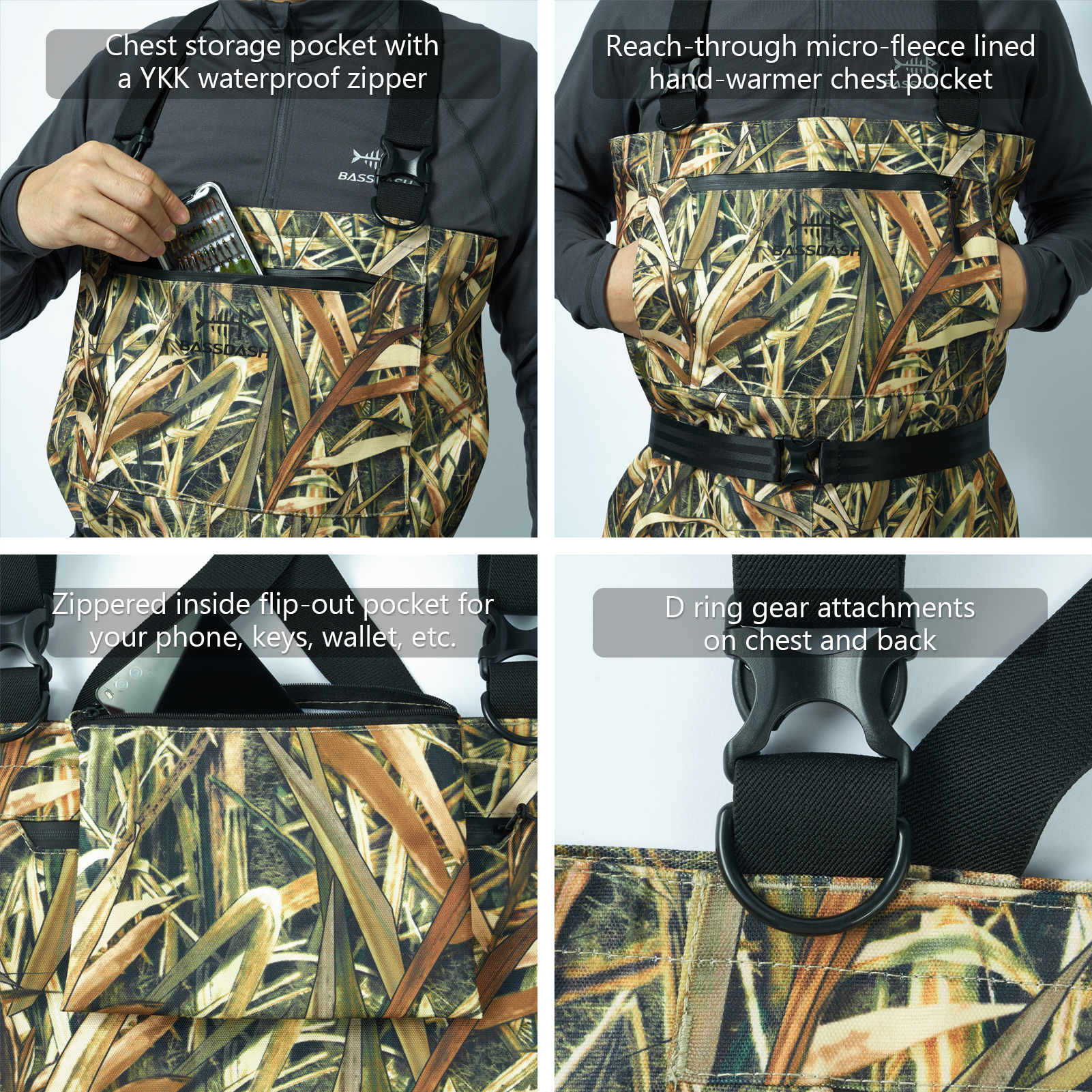 BASSDASH Men Women Boot Foot W – обзор и цена Fishing Waders