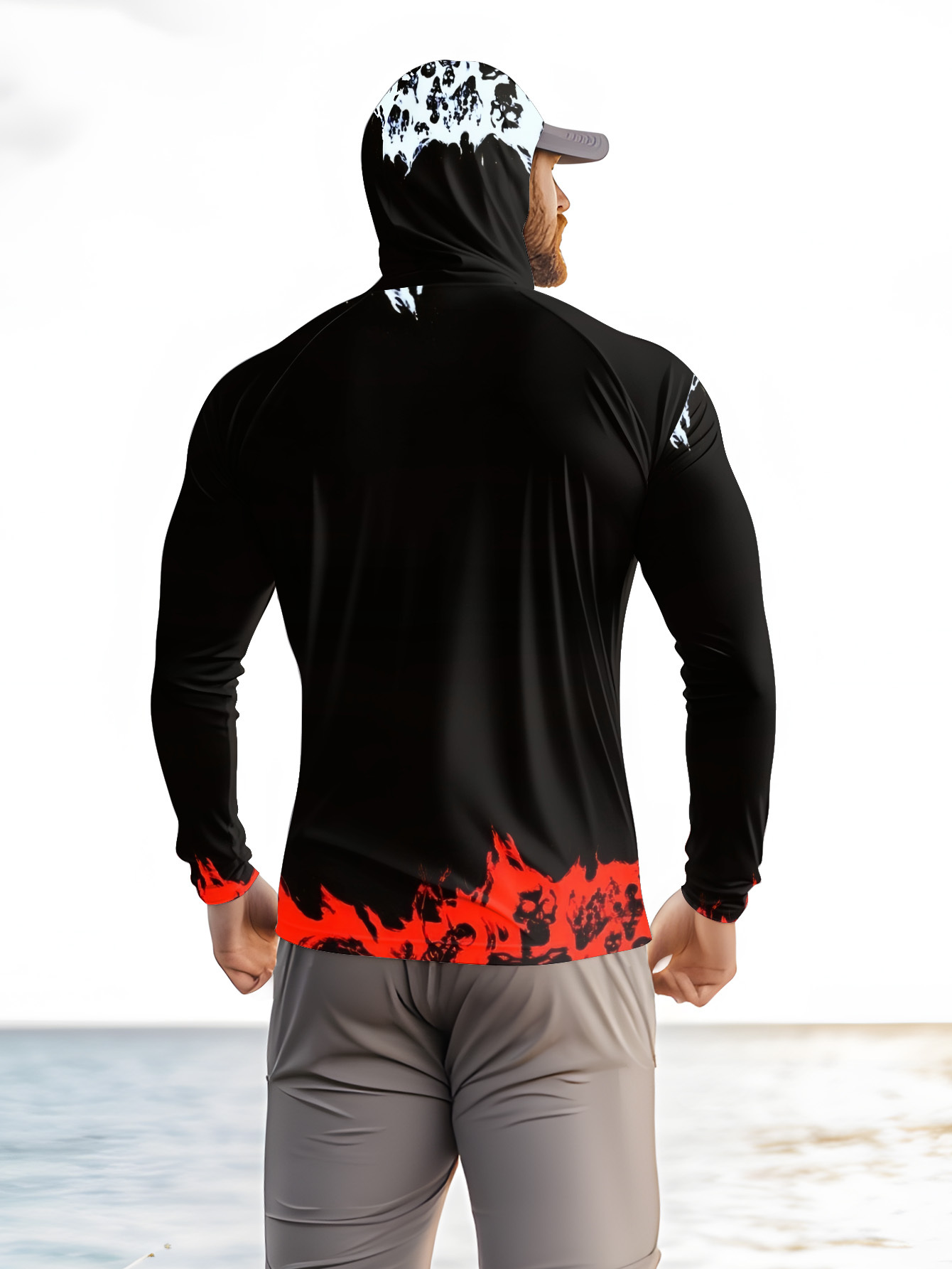 Men Hood Fishing Shirt long sl – обзор и цена Fishing Shirt Uv Protection