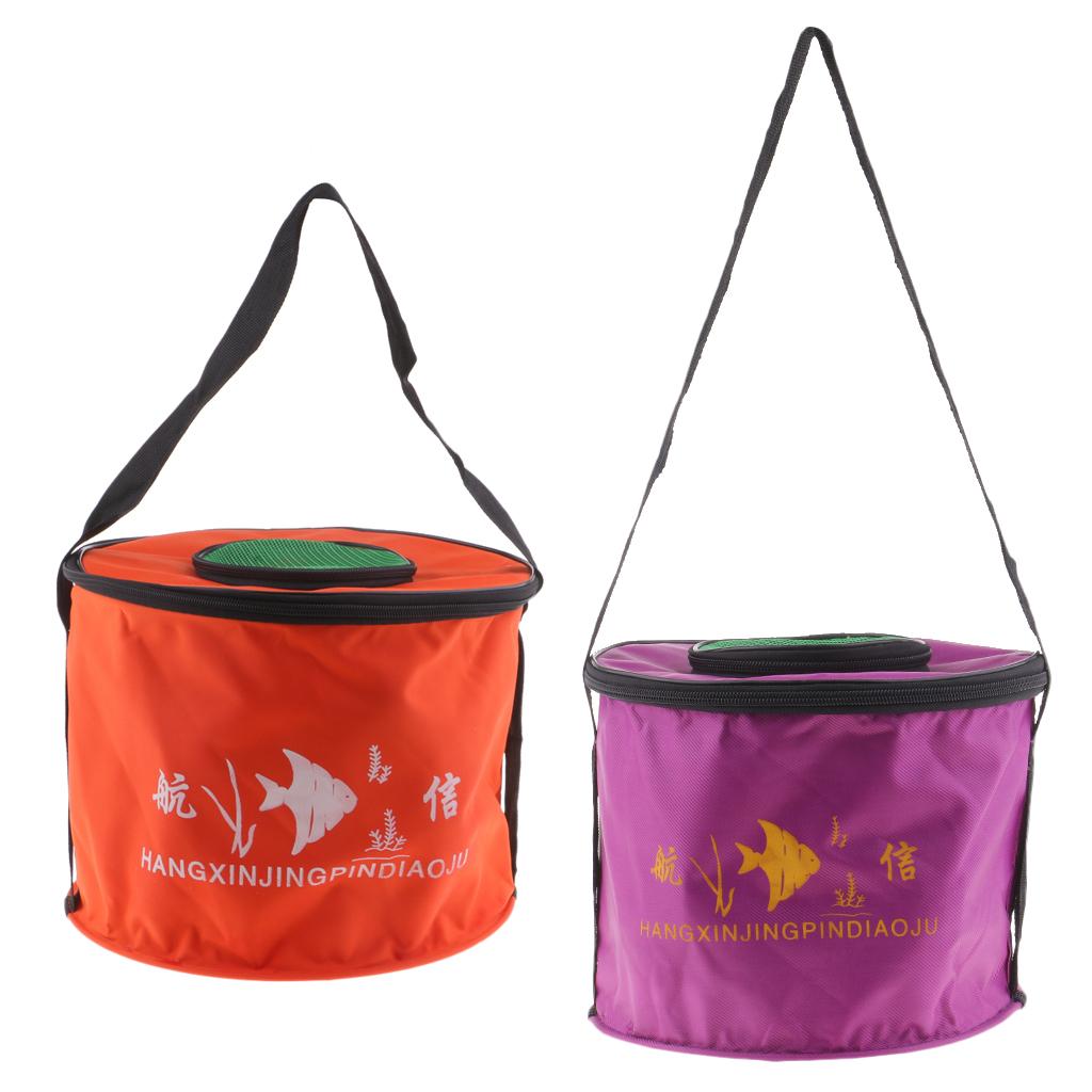 Foldable Fishing Bucket with M – обзор и цена Fishing Bag Waterproof