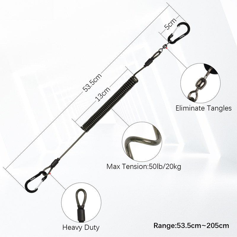 fishing tools Coiled Lanyards  – обзор и цена Fishing Belt