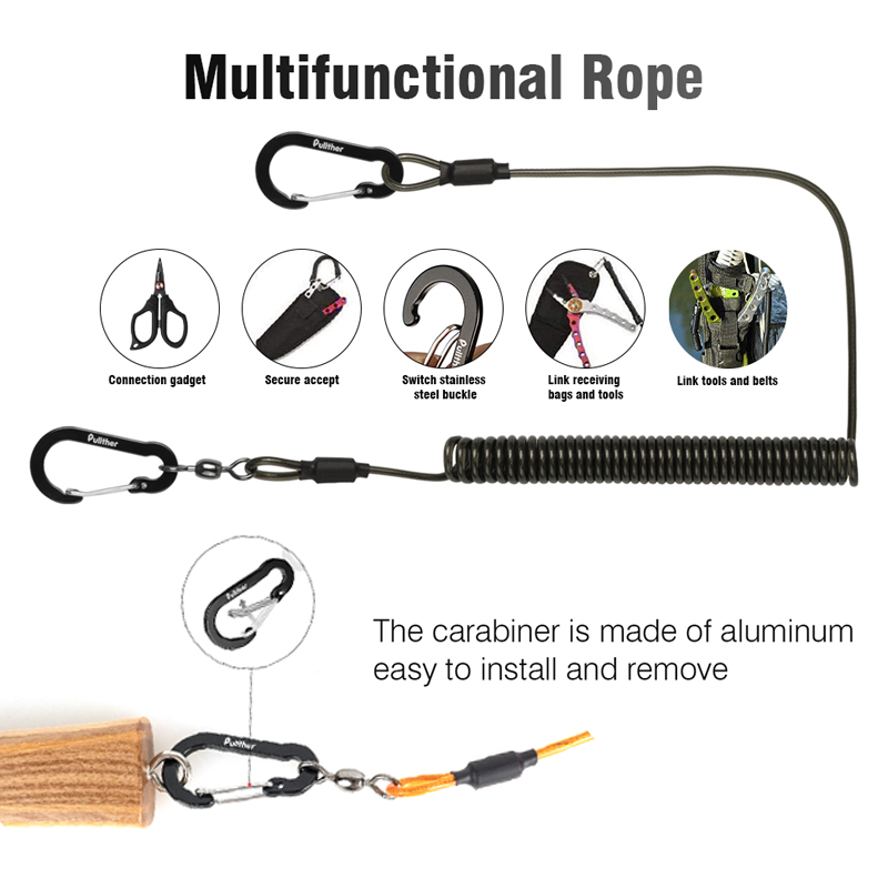 fishing tools Coiled Lanyards  – обзор и цена Fishing Belt