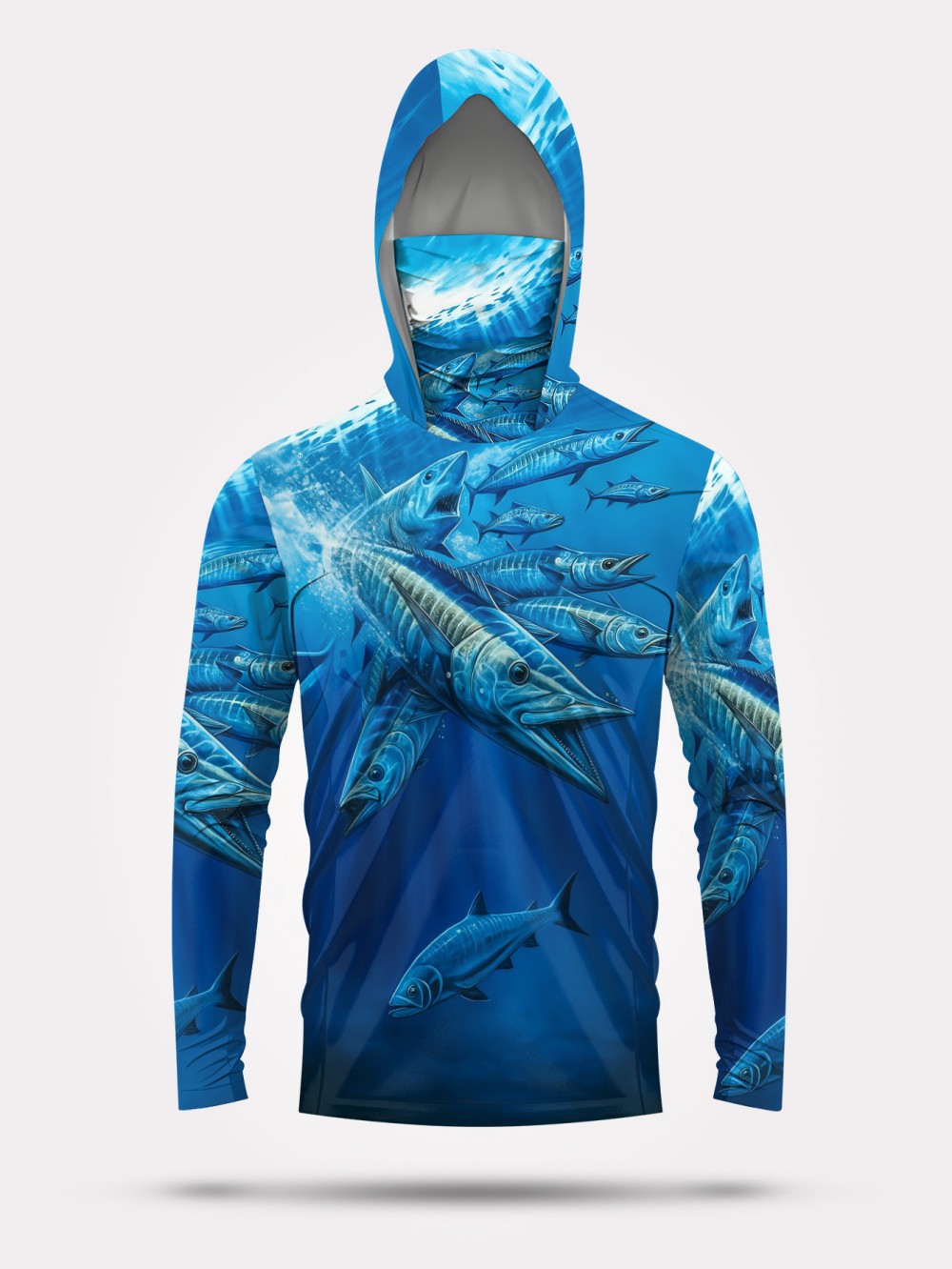 Men's summer fashion fish scho – обзор и цена Fishing Hoodie