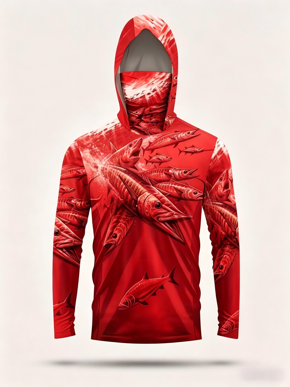 Men's summer fashion fish scho – обзор и цена Fishing Hoodie