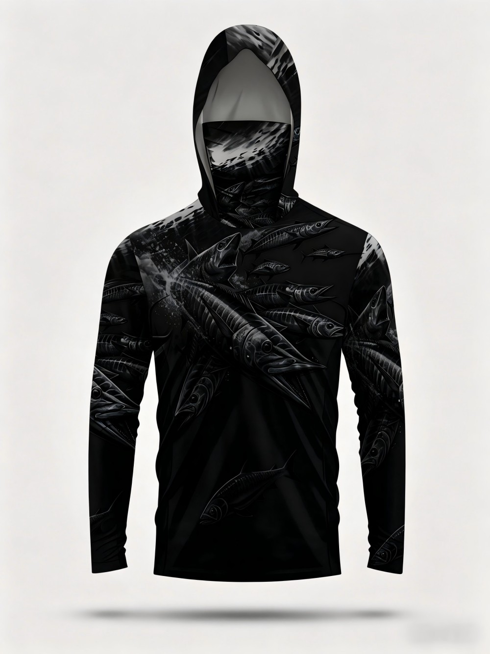 Men's summer fashion fish scho – обзор и цена Fishing Hoodie