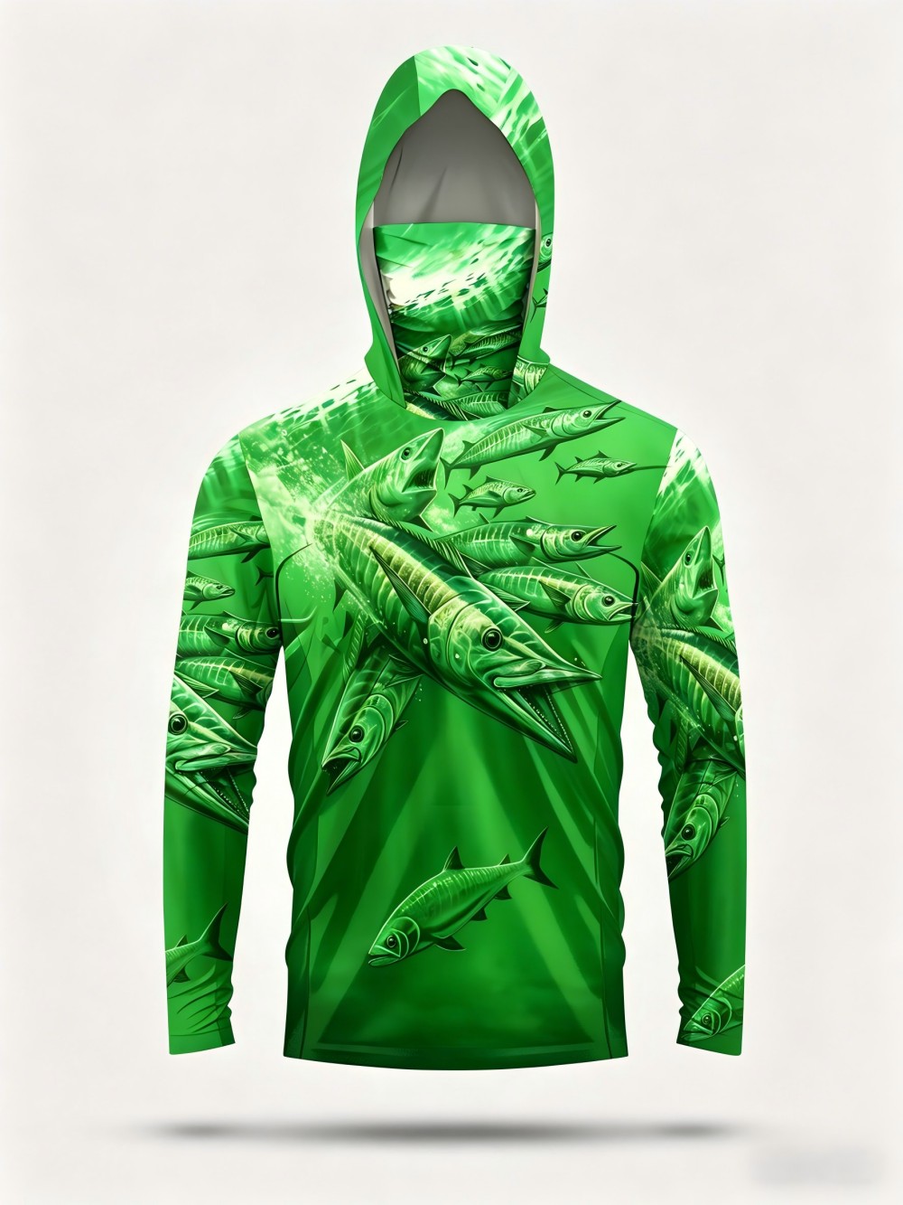 Men's summer fashion fish scho – обзор и цена Fishing Hoodie