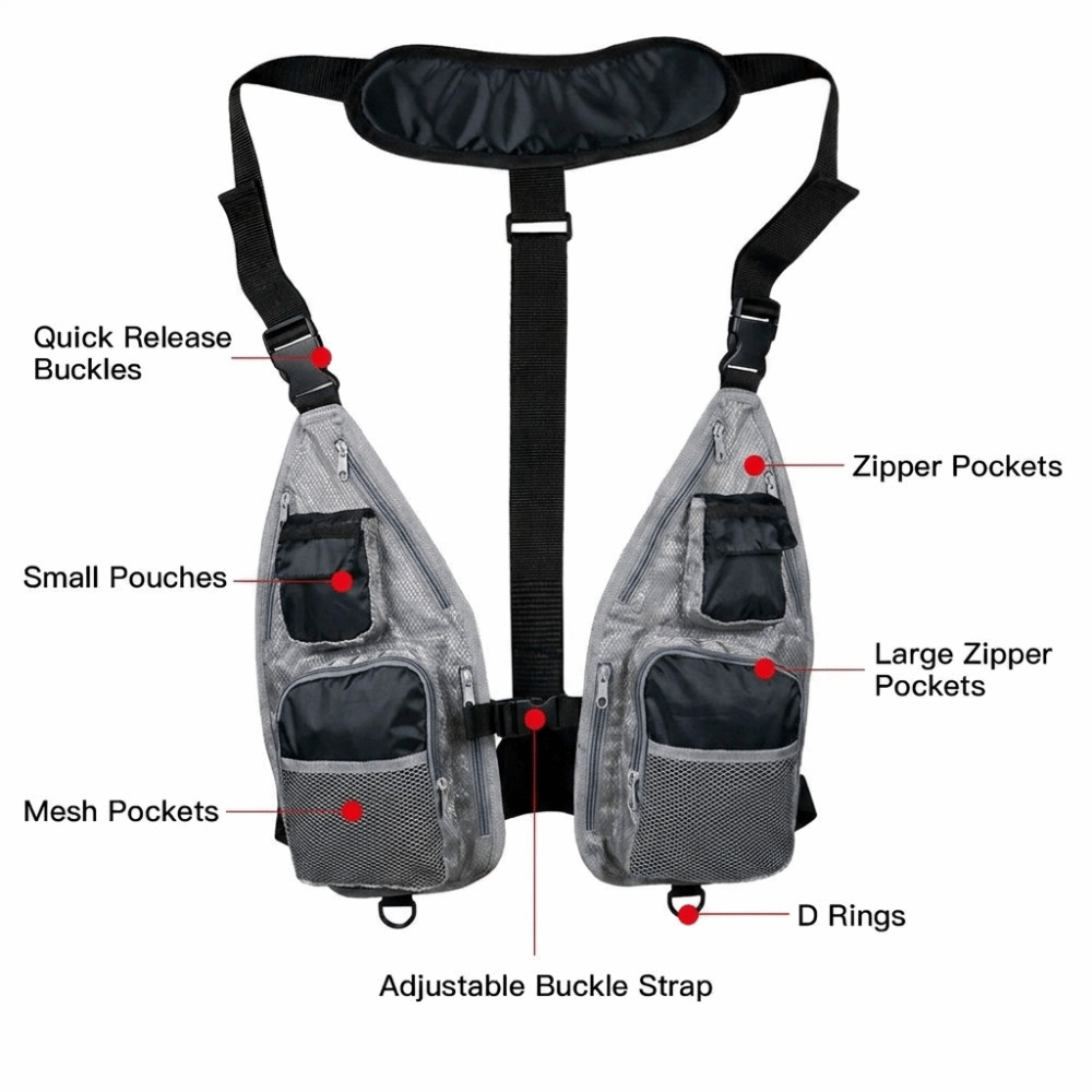 Durable Quick Dry Fishing Vest – обзор и цена Fishing Vest