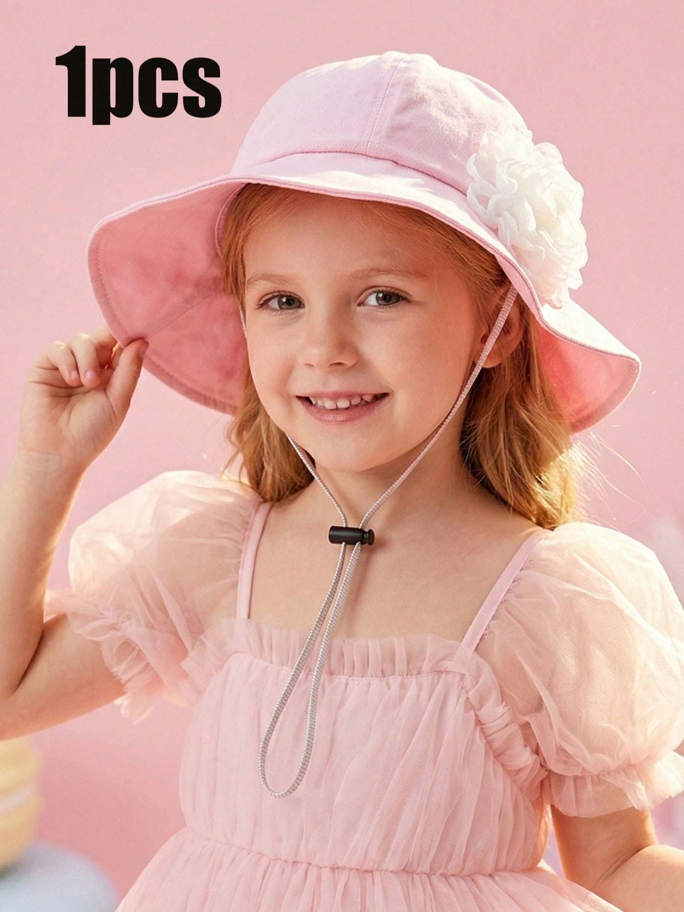 1Pc 3-8Y Girls White Big Flowe – обзор и цена Fishing Hat
