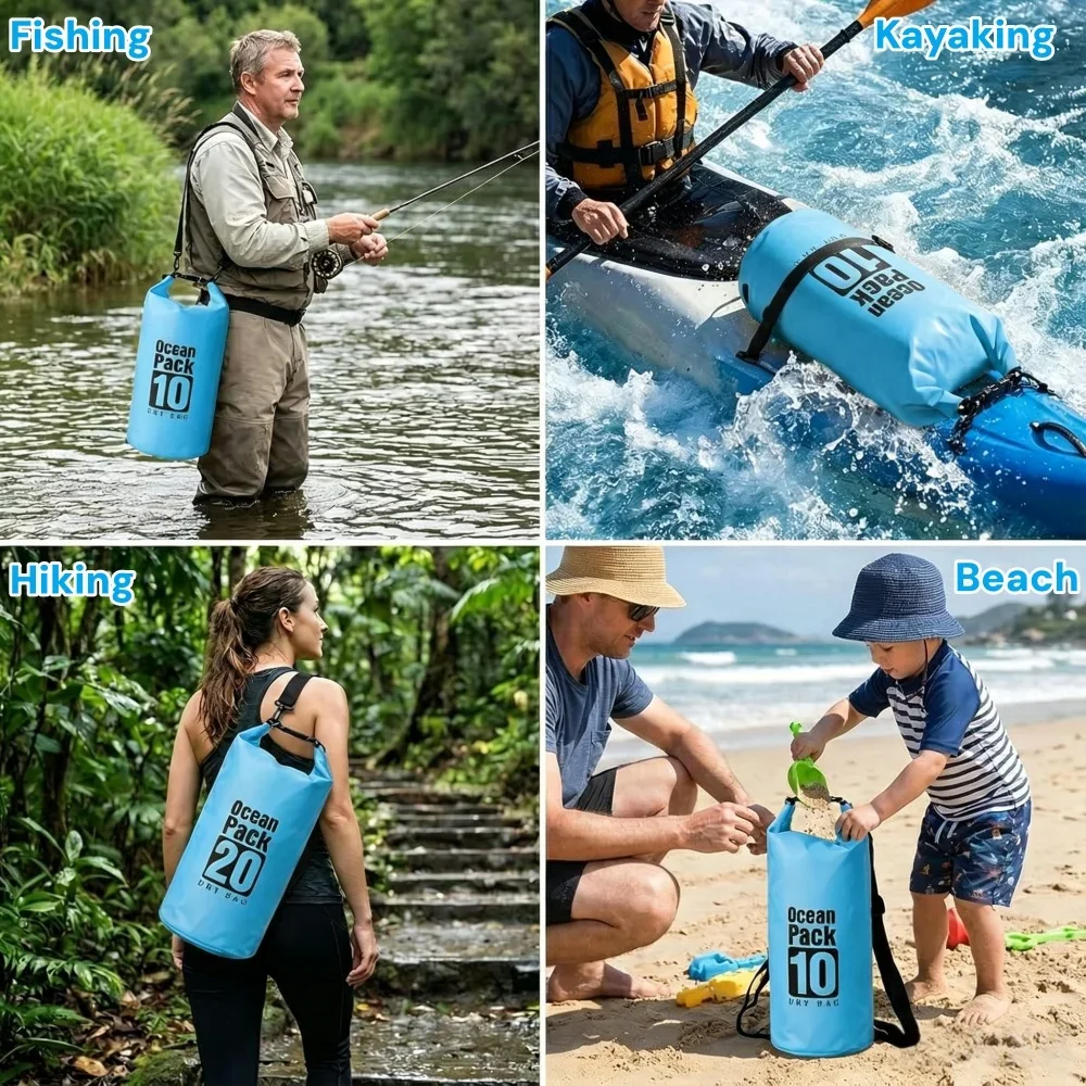 500D Waterproof Dry Bag Floati – обзор и цена Fishing Bag Waterproof