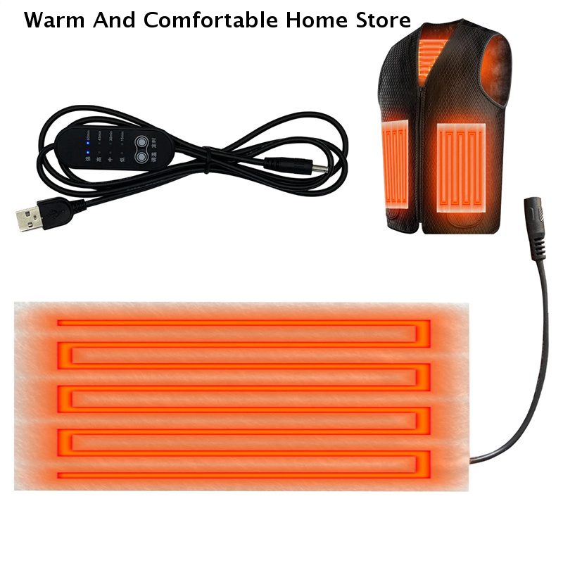 5V USB Warm Paste Pads Fast-He – обзор и цена Fishing Vest