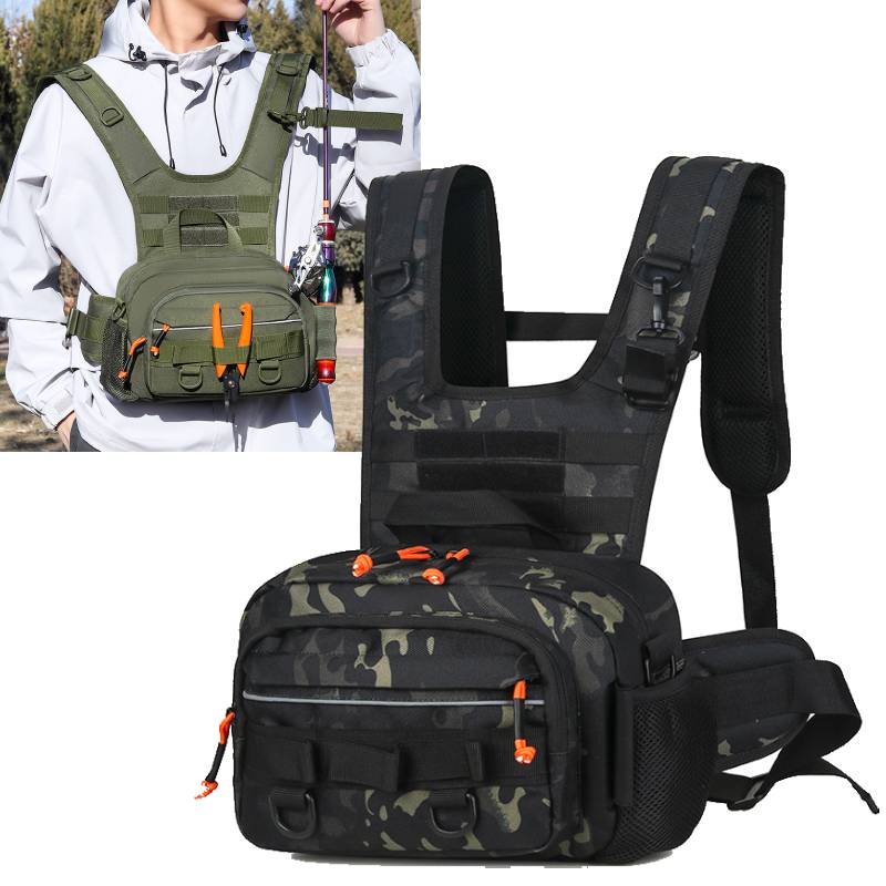Men Chest Bag Tactical Fishing – обзор и цена Fishing Backpack