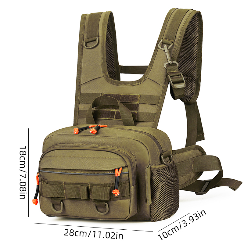 Men Chest Bag Tactical Fishing – обзор и цена Fishing Backpack