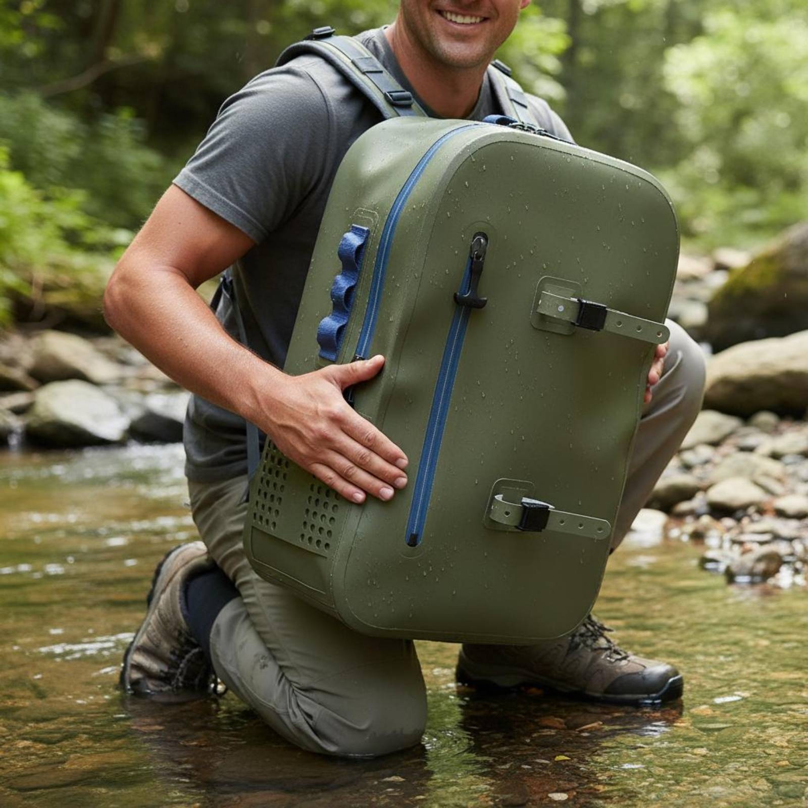 Rod Holder Backpack Breathable – обзор и цена Fishing Backpack