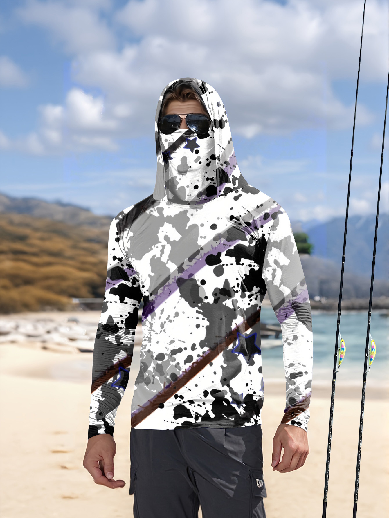 Men Hood Fishing Shirt long sl – обзор и цена Fishing Hoodie