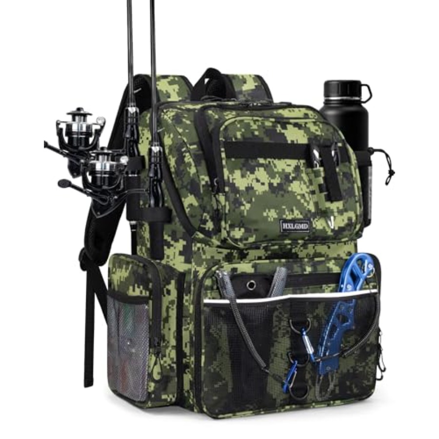 Fishing Backpack with Rod Hold – обзор и цена Fishing Backpack