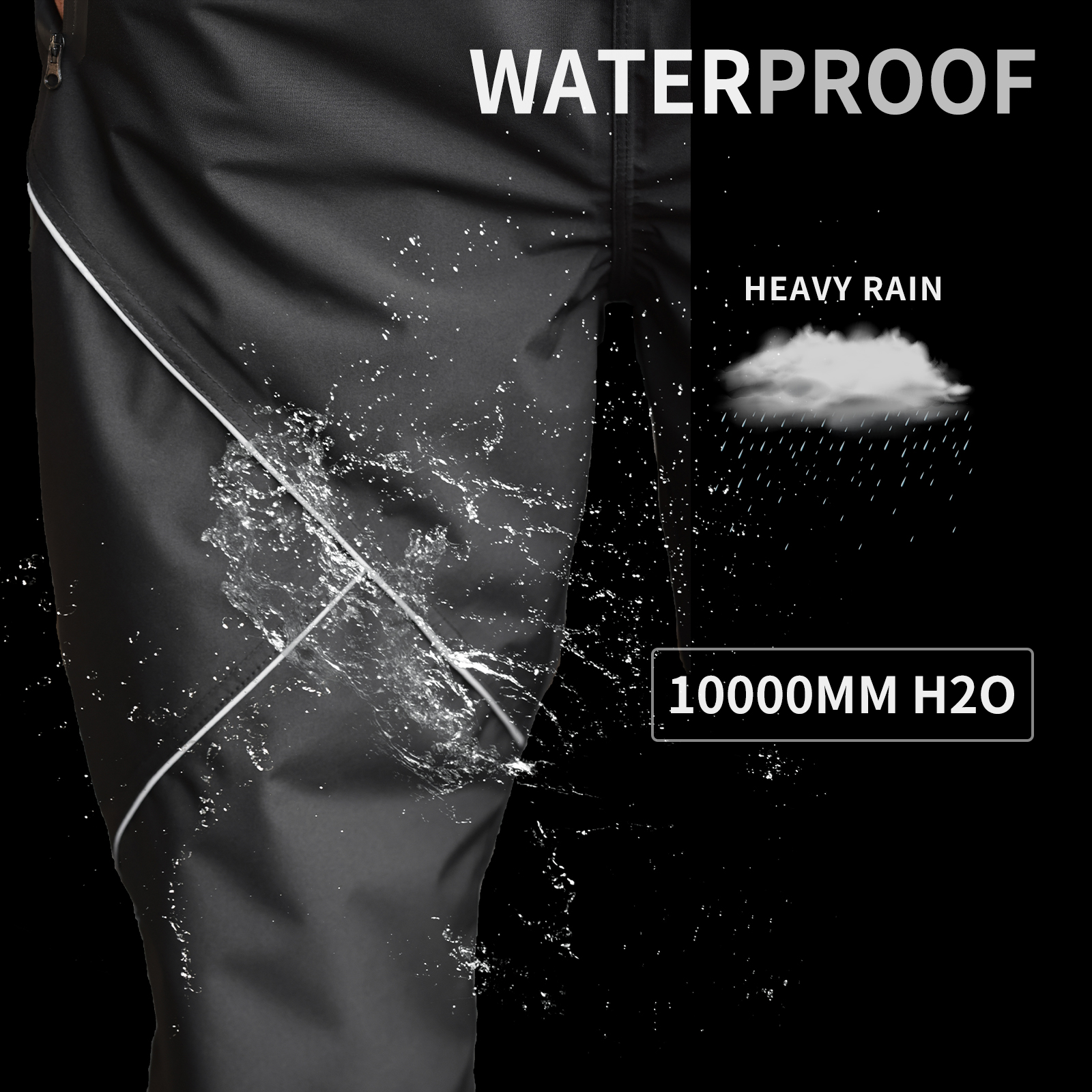 WOSAWE Cycling Rain Pants Wate – обзор и цена Fishing Rain Suit